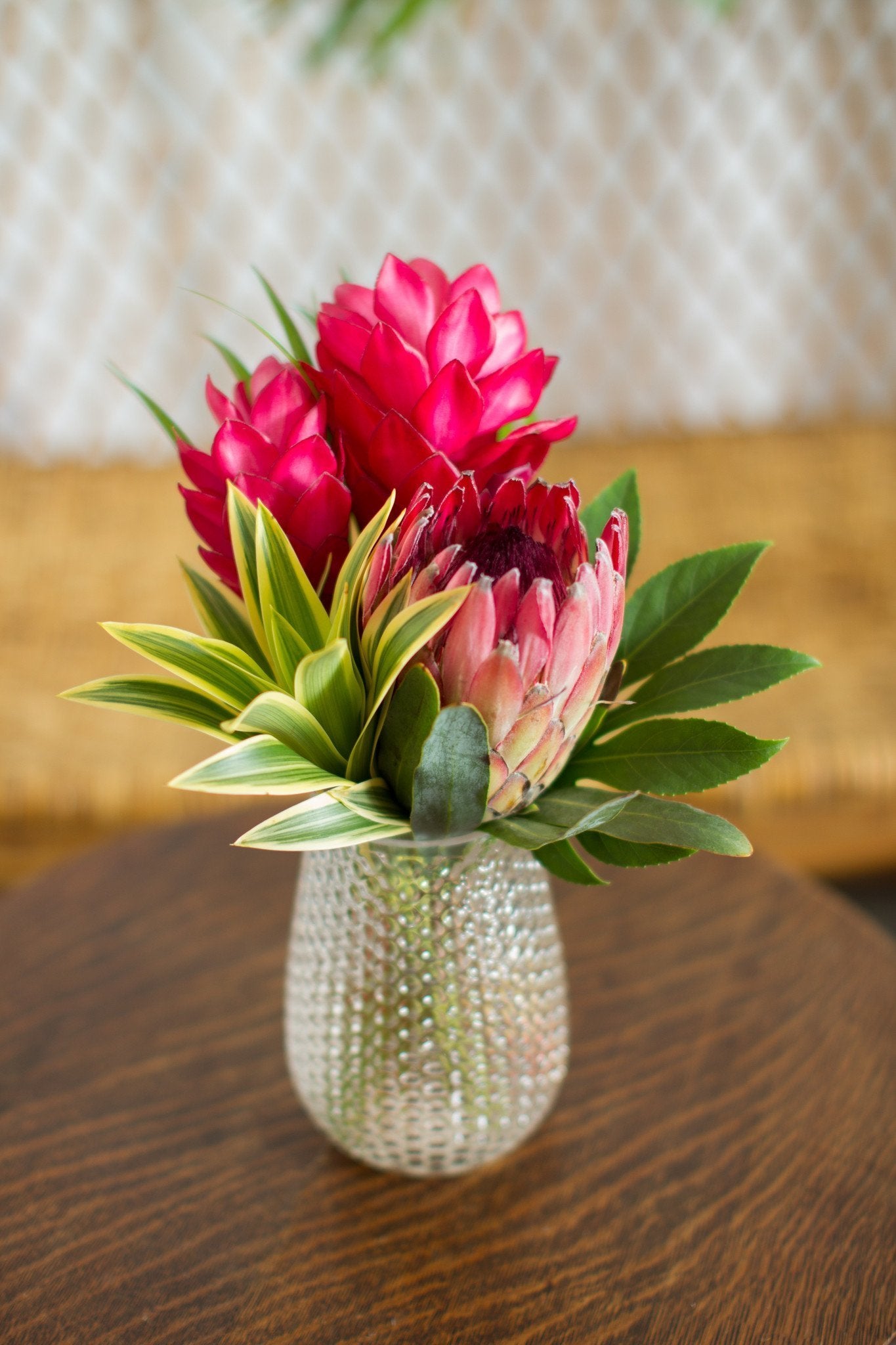 Centerpiece Pineapple Glass Vase (Small)