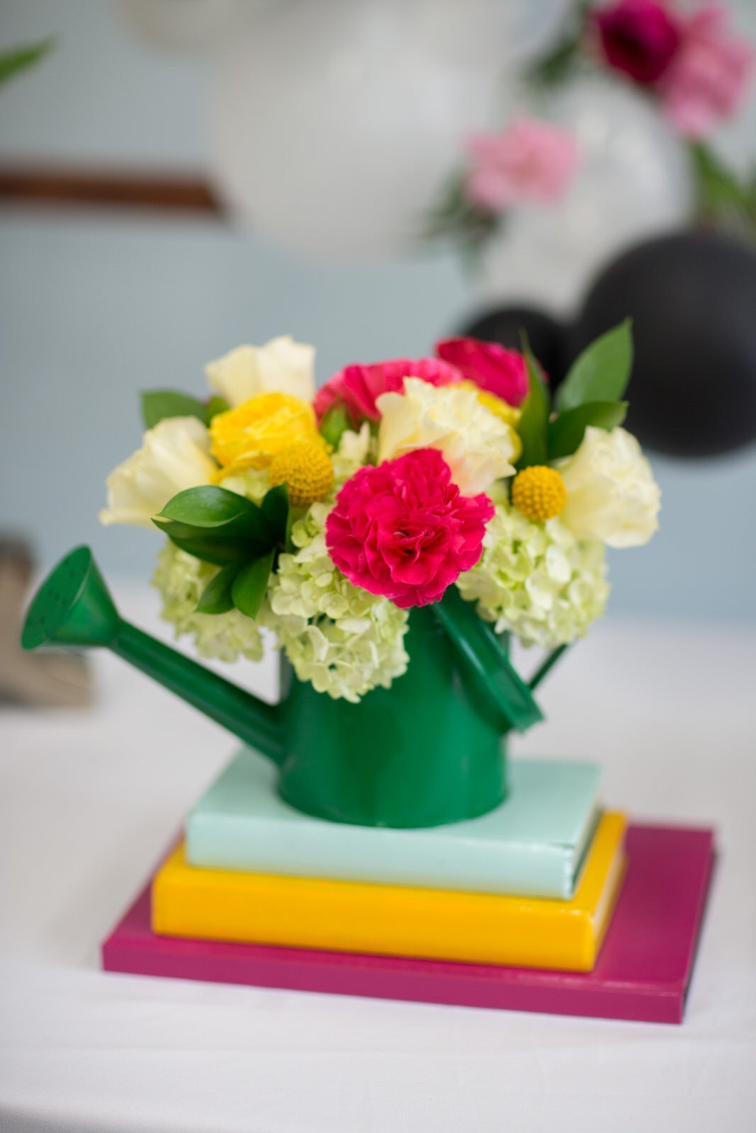 Watering Can Centerpiece